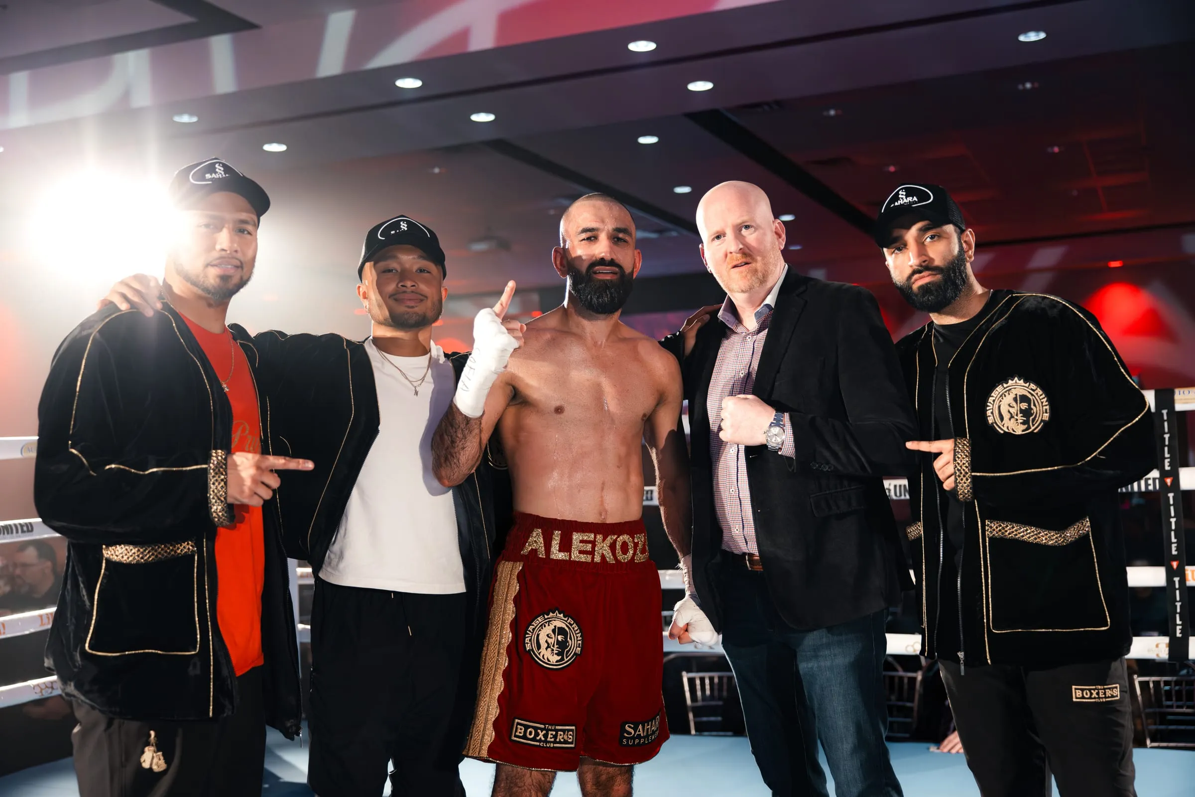 The Boxer’s Club team in the ring